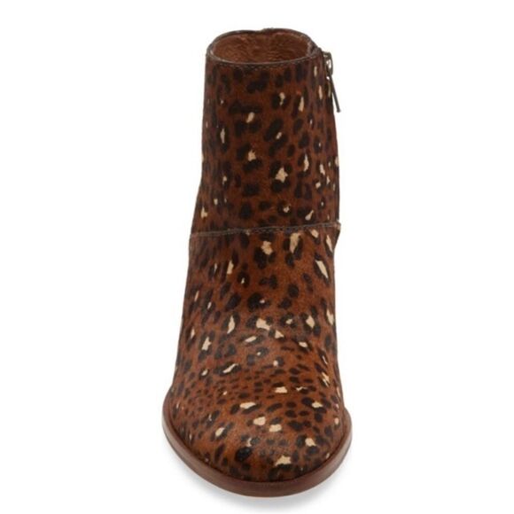 Madewell Rosie Ankle Boot in Painted Leopard Calf Hair Sz 6 - Picture 7 of 9
